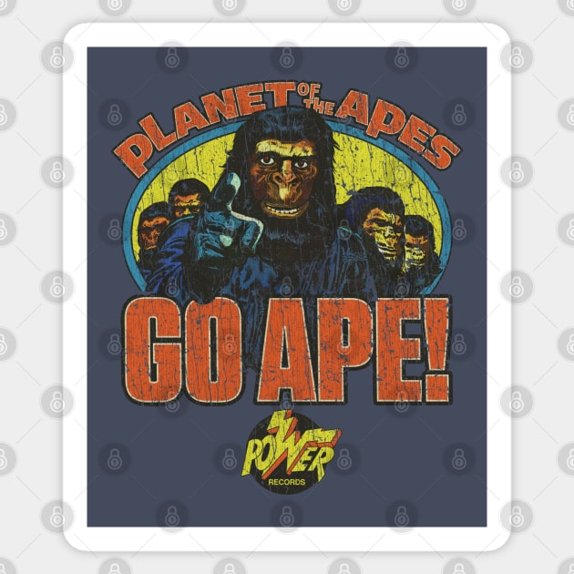 Go Ape! 1974 Sticker by JCD666